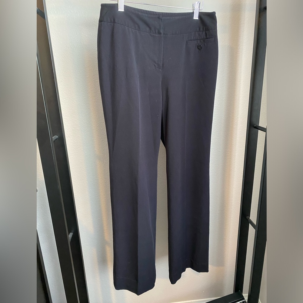 Atelier Dress Pants Trousers Slacks‎ Size 2 Black Stretchy Career Work Business